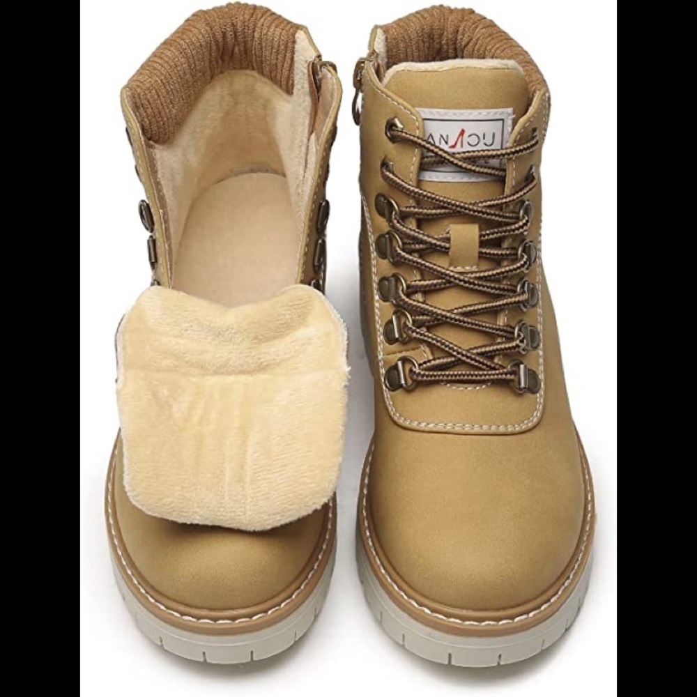 New Womens Cold Resistant Fur Lined Snow Boots Multiple Sizes - Picture 1 of 2